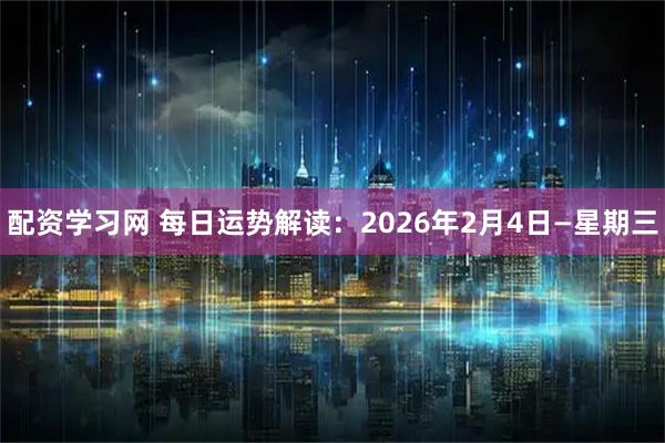 配资学习网 每日运势解读:2026年2月4日—星期三